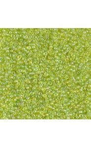 Miyuki rocailles Perlen 15/0 - Transparent chartreuse ab 15-258